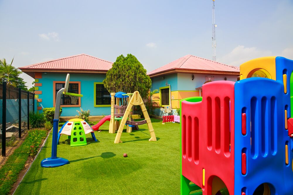 Synthetic Grass Playground
